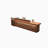 Rustic Industrial Style Front Desk in Natural Wood Colour