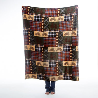 Couverture de voyage Tree Plaid