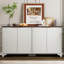 Buffet 61 "avec 4 portes cannelées et rangement-1589748308
