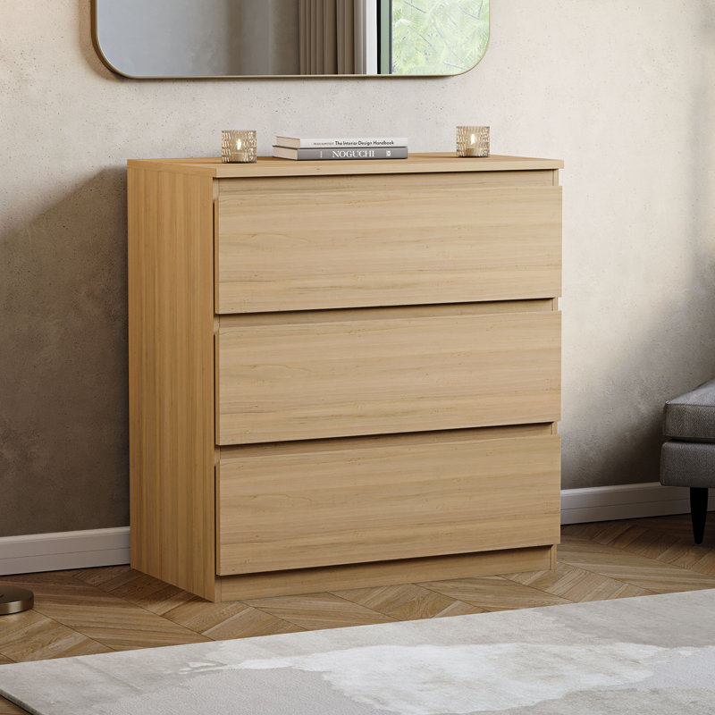 Cunha 70cm W 3 - Drawer Chest of Drawers, Pine