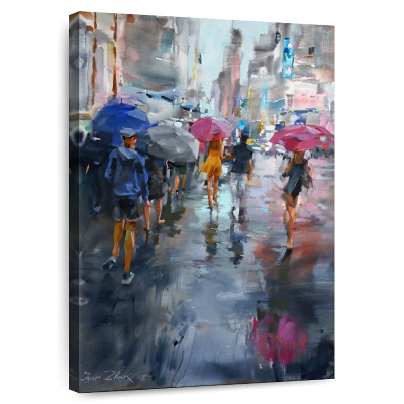 It's Raining, 30" H x 20" W