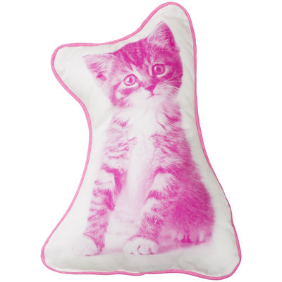 Sweethearts Cotton Reversible Throw Pillow