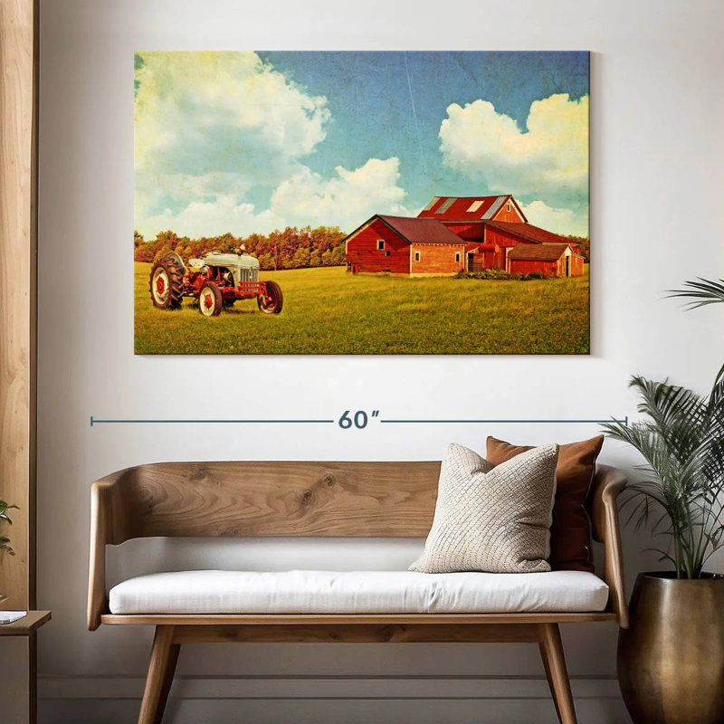 Lilie Old Farm Barn, H 34 po x l 51 po