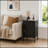 A Multi-Functional Metal Storage Cabinet With A Height Of 27.17 Inches-128906169