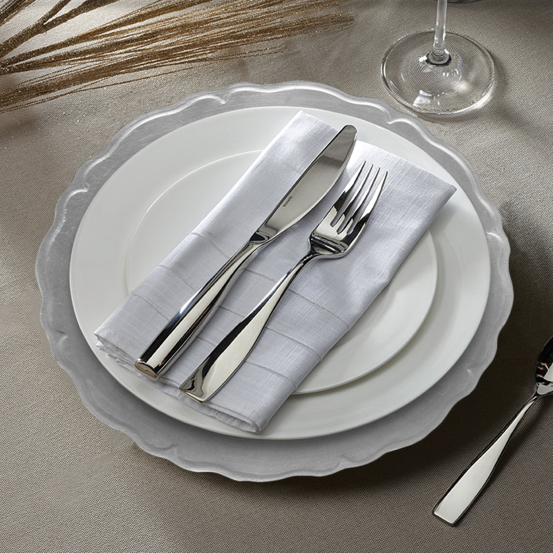 Plat de service 13 po, Argent