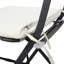 Ensemble de 3 bistro gris en métal gris, résistant à la rouille, conception pliable pour l'espace, confort élégant, coussins de décoloration, facile à assembler et à entretenir correctement la construction du balcon avec peu d'espace,-1180471099