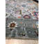 Tapis gris classique en laine noué à la main