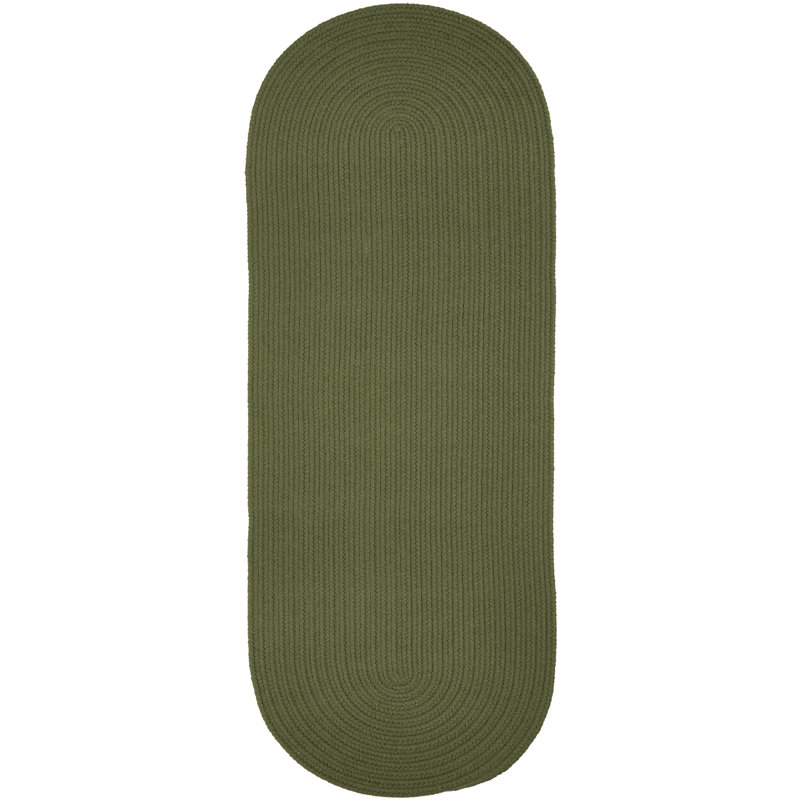 Tapis d’intérieur/d’extérieur tressé à la main Smyth, Tapis de couloir 2 pi x 8 pi