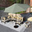 Parasol de marché en aluminium de 9 pieds Camry-1301063174