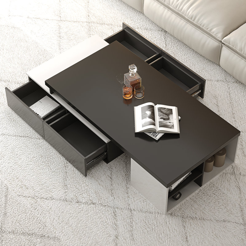 Kevondre 70.9'' Extendable Coffee Table with Storage Drawer