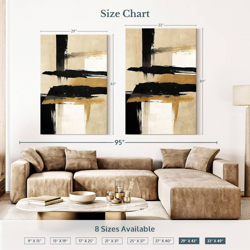Avery Neutral Earth Tones I, 51" H x 34" W