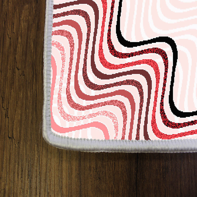 Elegant 3D Printed Area Rug, 4.6 x 7.2 ft | 100% Polyester, 0.31 in Pile Height, Antibacterial | Non-Slip PVC Felt Dot Underside, Machine Washable, Perfect for Living Room or Bedroom, Durable & Stylish Design
