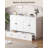 Murphy Bed Queen with Charging Station & Drawer, White