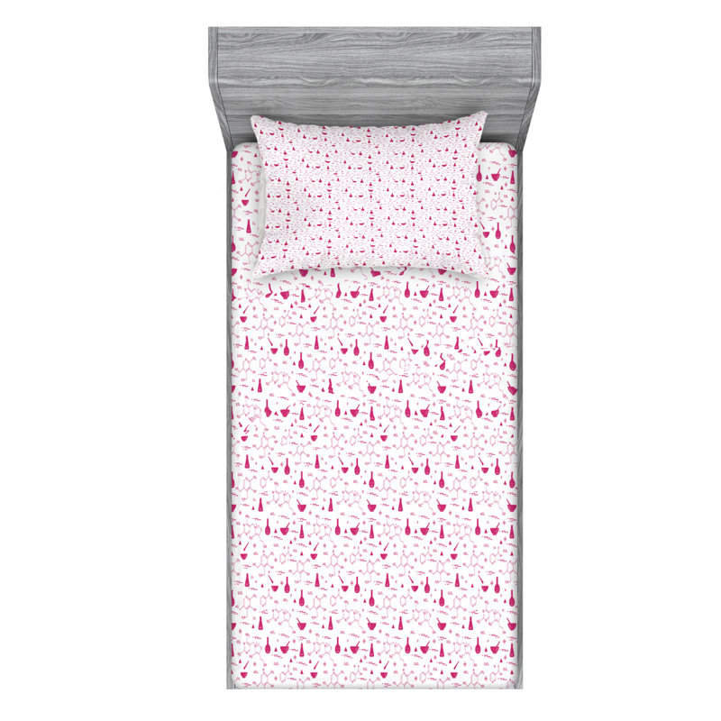 Microfiber Sheet Set, Twin Sheet Set with Fitted Sheet