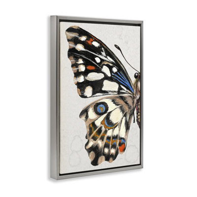 Spotted Butterfly Wing Canvas by Melissa Wang