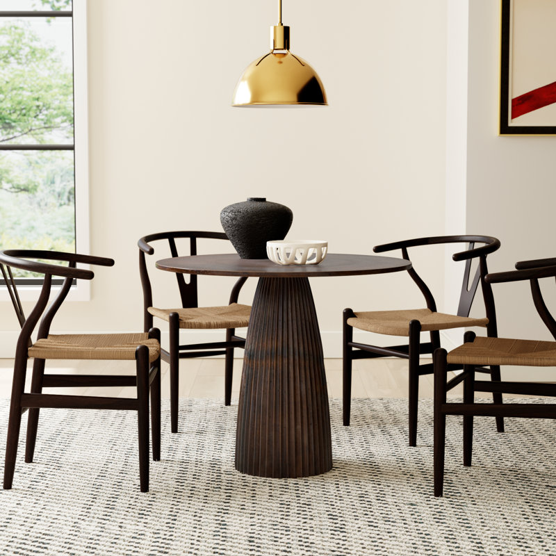 Erkin Round Metal Dining Table
