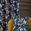 Madrid Blackout Ready Made Leaves Eyelet Curtains-626036120-633133373