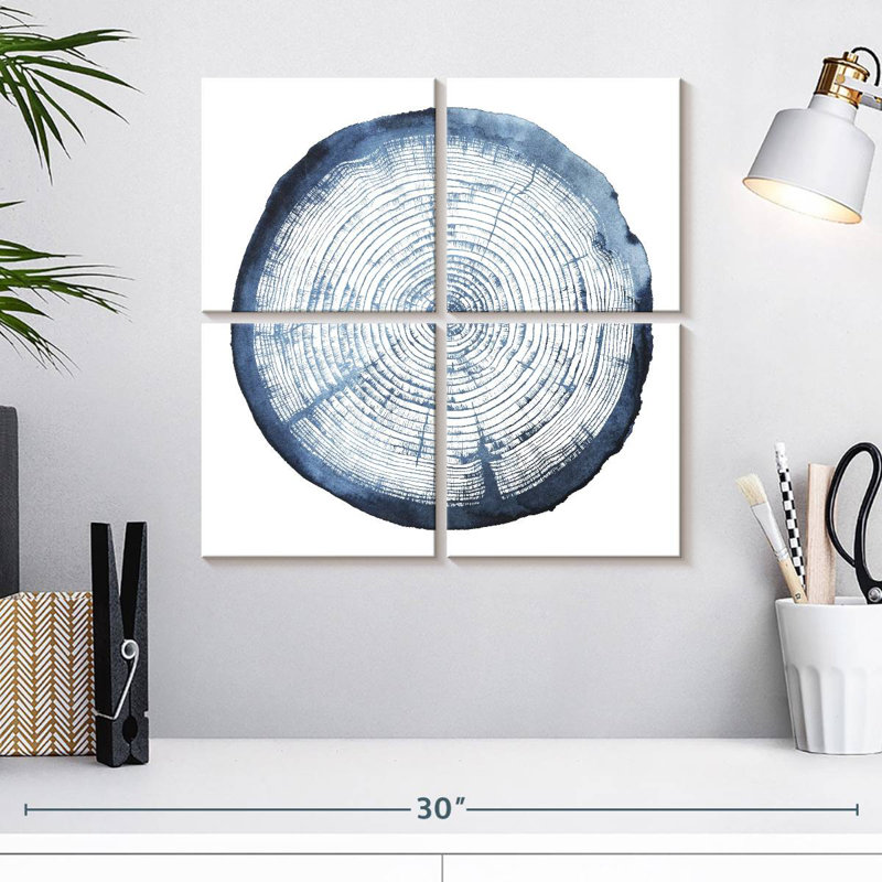 Avery Tree Ring Overlay I, 18'' H x 18'' W