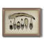 Vintage Feathers VII - Peinture sur toile encadrée-1296105276