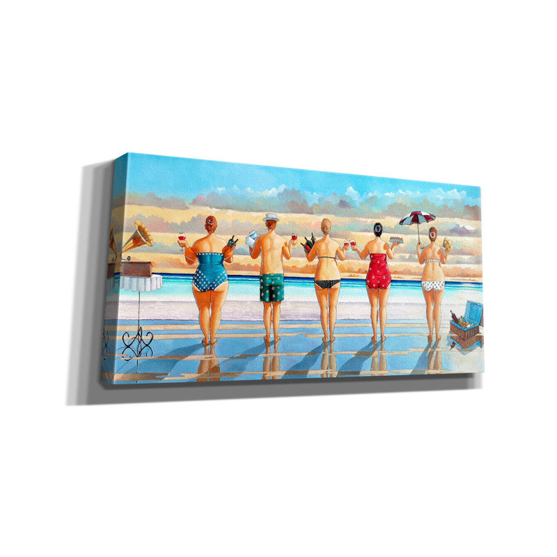 Art mural sur toile, "Sunset", H 12 po x l 24 po x P 0,75 po