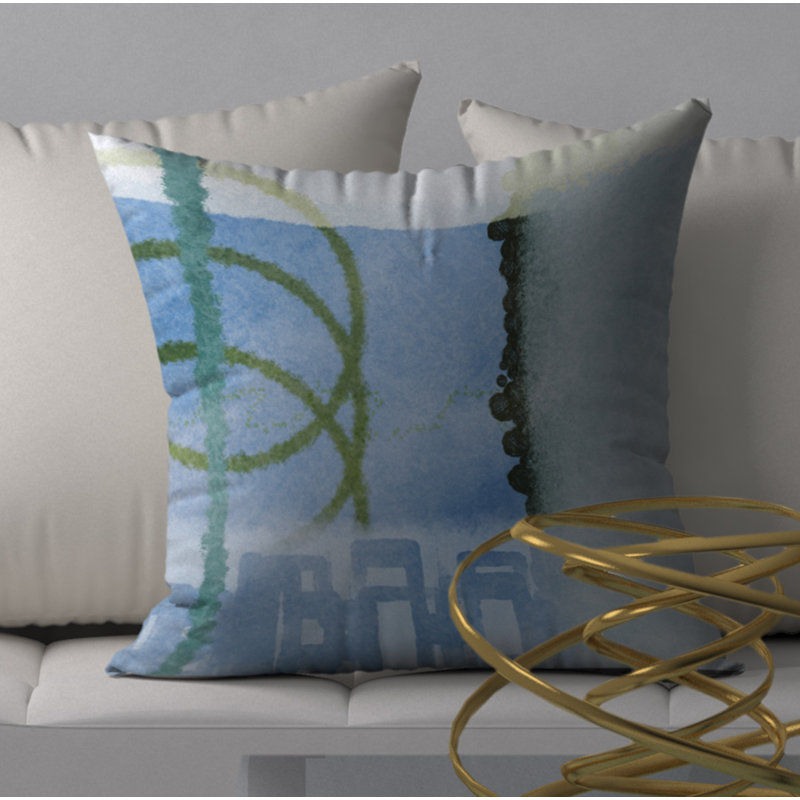 K.O. Housse et insert de coussin carré Vigoureux, H 24 po x l 24 po