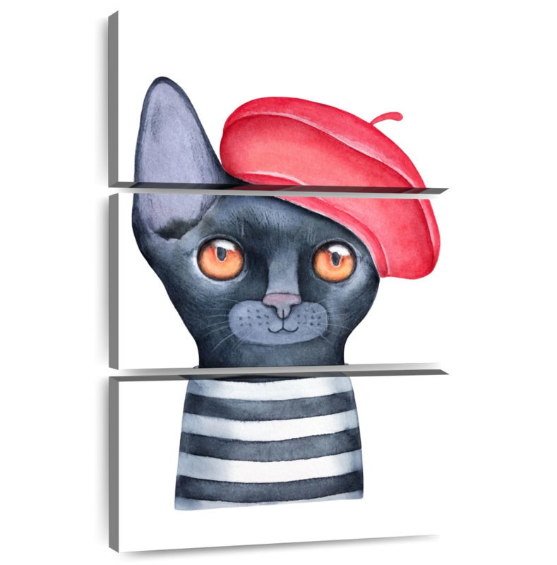 Brampt Fancy Cat, 45" H x 28" W