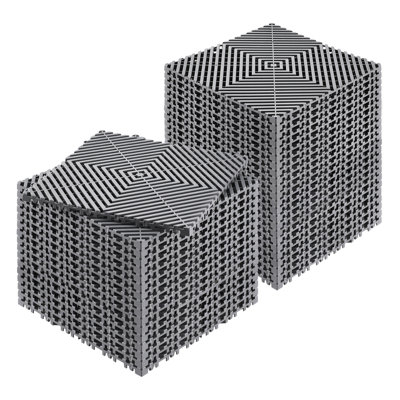 Tapis de drainage emboîtable, coussin modulaire emboîtable modulaire durable 12 po x 12 po PP
