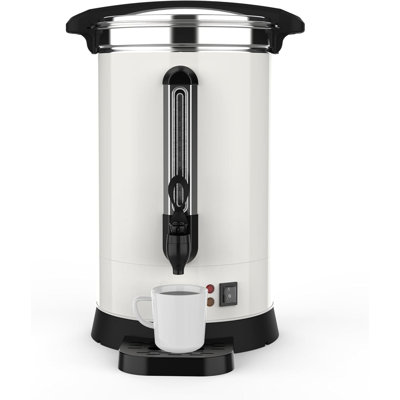18L Stainless Steel Commercial Coffee Urn – Large Percolator Coffee Maker for Buffet, Catering, Wedding, and Party Use