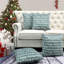 Coussin décoratif de Noël 20 po x 20 po Home Soft Things Christmas