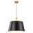 Glimson 1 - Light Black Cone Single Pendant