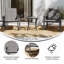 Ensemble bistro avec chaise berçante d'extérieur 3 pièces Killona-88127021
