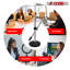 5 Core Mic Stand Adjustable Desktop Boom Microphone Stands Round Base Pedestal Para Microfono