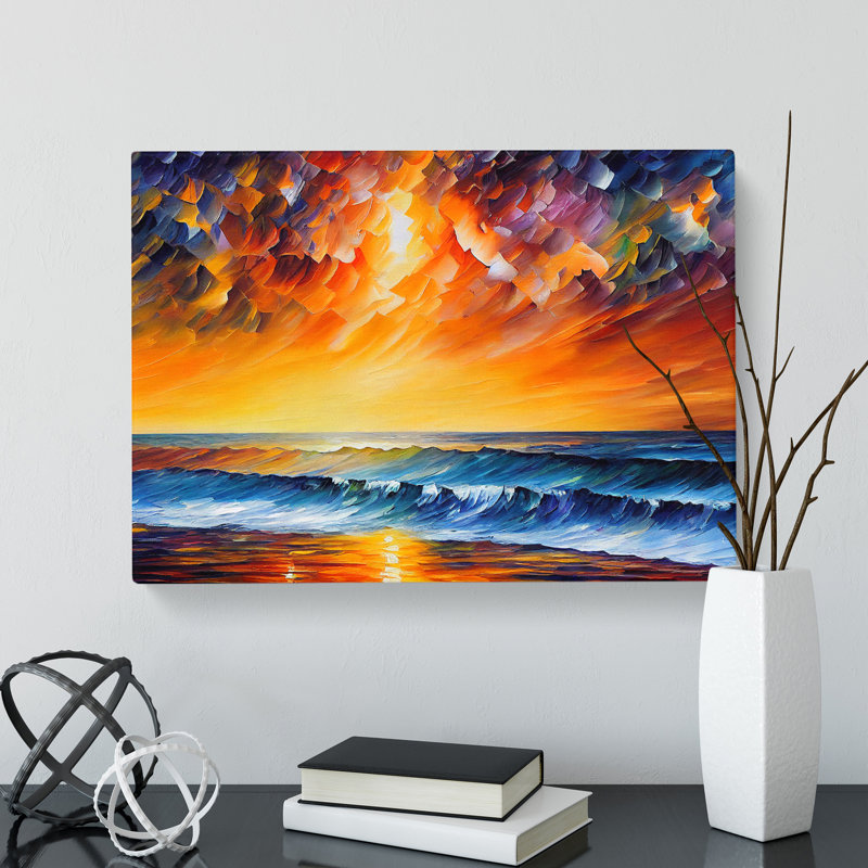 Golden Beach Vol.3 - Wrapped Canvas Print, 35cm H x 50cm W x 3cm D