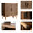 56"W Solid Wood Sideboard