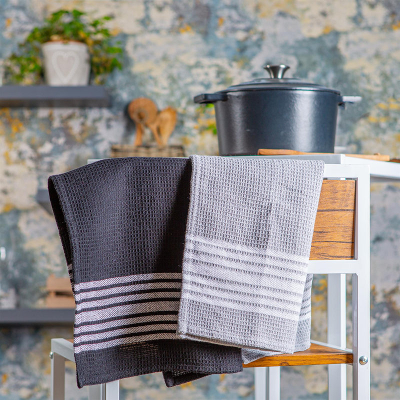 Cotton Stripe Tea Towel Kitchen Towel