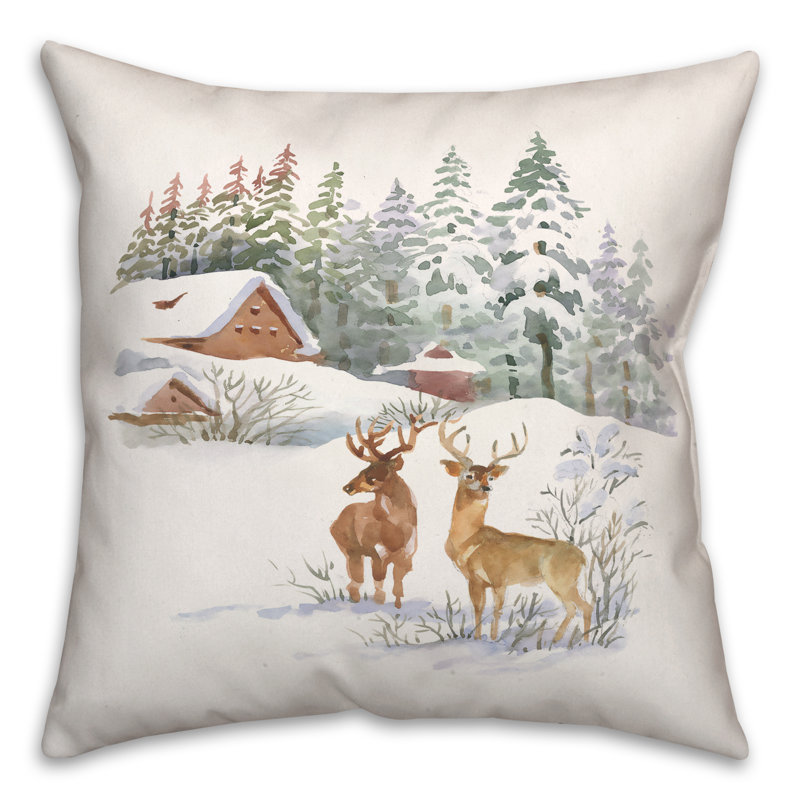 Housse et insert de coussin carré Kleckner, H 16 po x l 16 po