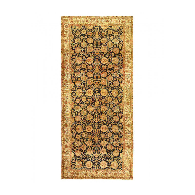Tapis en laine d'agneau rectangulaire unique 23 pi 05 po x 10 pi 03 po Jewelia