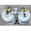 Régulateur de gaz propane à basculement automatique en 2 étapes FlTour King KT15ACR6 avec tiges de 15 pouces pour véhicules récréatifs, fourgonnettes et remorques