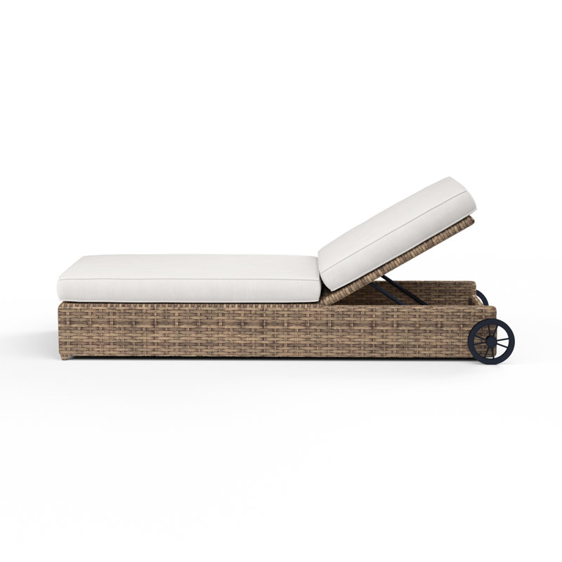 Lemoore Chaise Lounge, Canvas Flax Sunbrella®