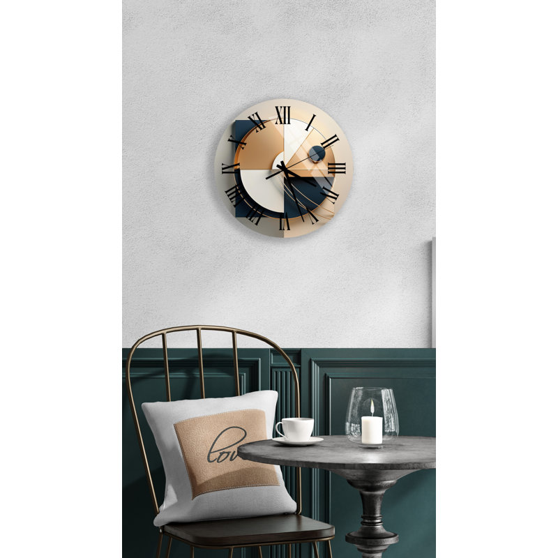 Horloge murale Modern, Noir
