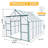 All Season Greenhouse With Stable Base - Wind And Rain, 8X10ft Door Access Management Unwanted Entry,-126814510