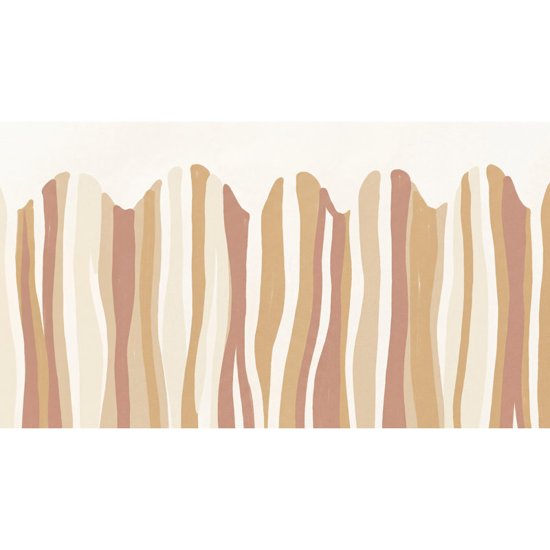Papier peint abstrait à rayures verticales, Peler et coller, 200 po x 120 po