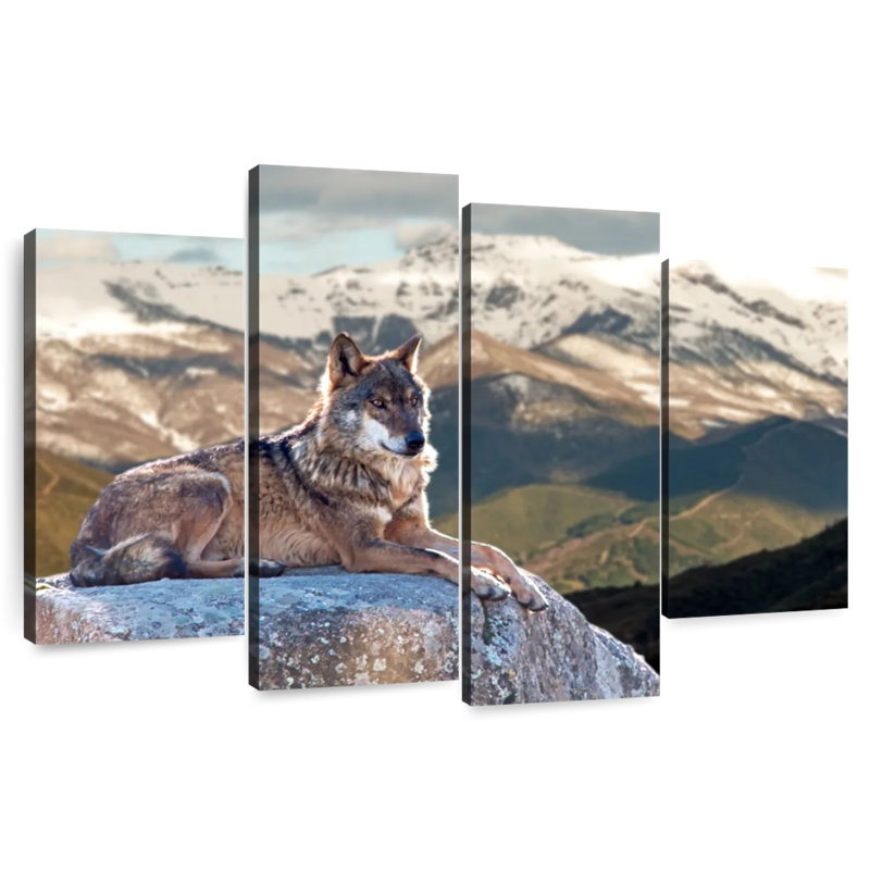 Brampt Iberian Wolf, 54" H x 84" W