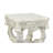 Antique White Finish End Table
