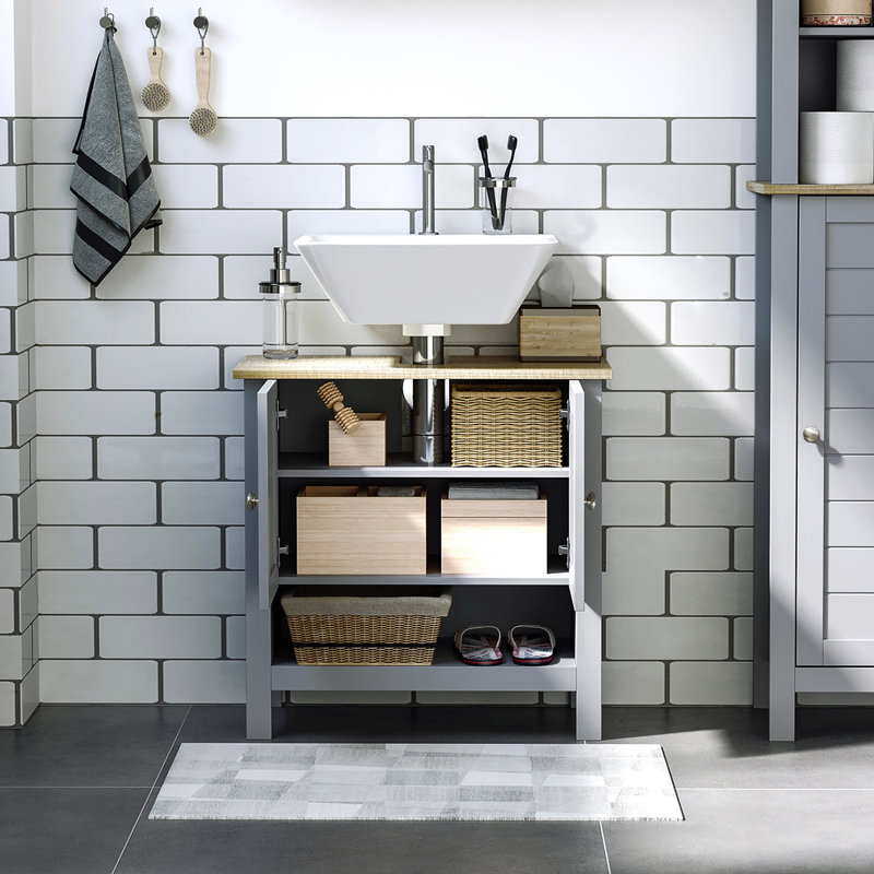 23.5'' Single Bathroom Vanity with Manufactured Wood Top