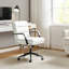 Chaise de bureau en cuir Anagrace avec support lombaire-469467475