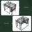 Loft Bed With Desk, Loft Bed Frame With Desk And Storage Compatible With Teens, Bedroom Bed Frame-1538096439
