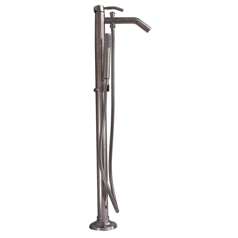 Madon Bathroom Tub Spout with Diverter, Polished Nickel
