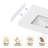 21 inch Quartz White Vanity Side Splash-135250070
