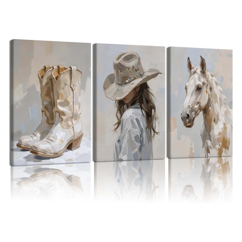 3 Piece Wrapped Canvas Wall Art